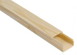 CKK10-016-016-1-K34 Кабель-канал 16х16 "ЭЛЕКОР" сосна. (84м в пачке)