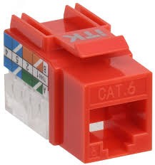 CS1-1C06U-11-04  ITK Модуль Keystone Jack кат.6 UTP 110 IDC 90гр