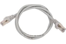 PC01-C5EF-1M-G Шнур коммутационный кат. 5Е FTP 1м серый GENERICA
