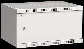 Шкаф LINEA W 6U 600x450 мм дверь стекло, RAL7035