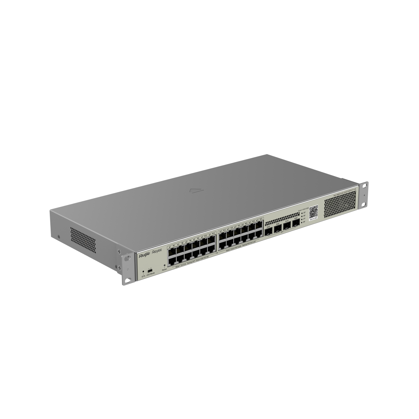 RG-NBS3100-24GT4SFP-P-V2, 28-портовый гигабитный коммутатор уровня 2 с PoE, управляемый из облака