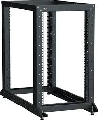 Стойка двухрамная 24U 600х600-1000мм черная