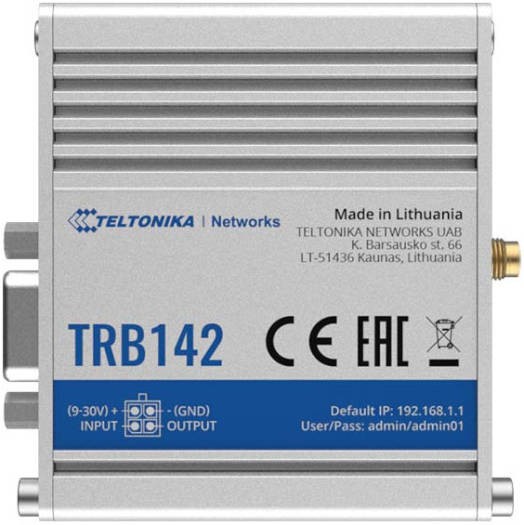 TRB142000000 Шлюз LTE (Cat1)/3G/2G с портом RS232
