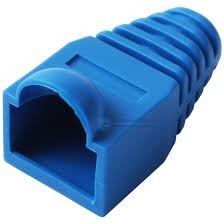 Колпачок изолирующий для разъема RJ-45, PVC, Синий (100шт в упак)