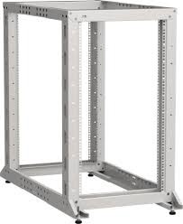 Стойка двухрамная 52U 600х600-1000мм серая