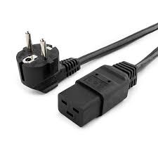 PC-SH-C19-16A-1.8 Кабель питания EU-Schuko/IEC320-C19, 220B, 16А, 1.8м