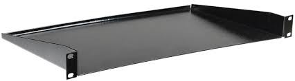 Полка консольная L=280мм 1U черная