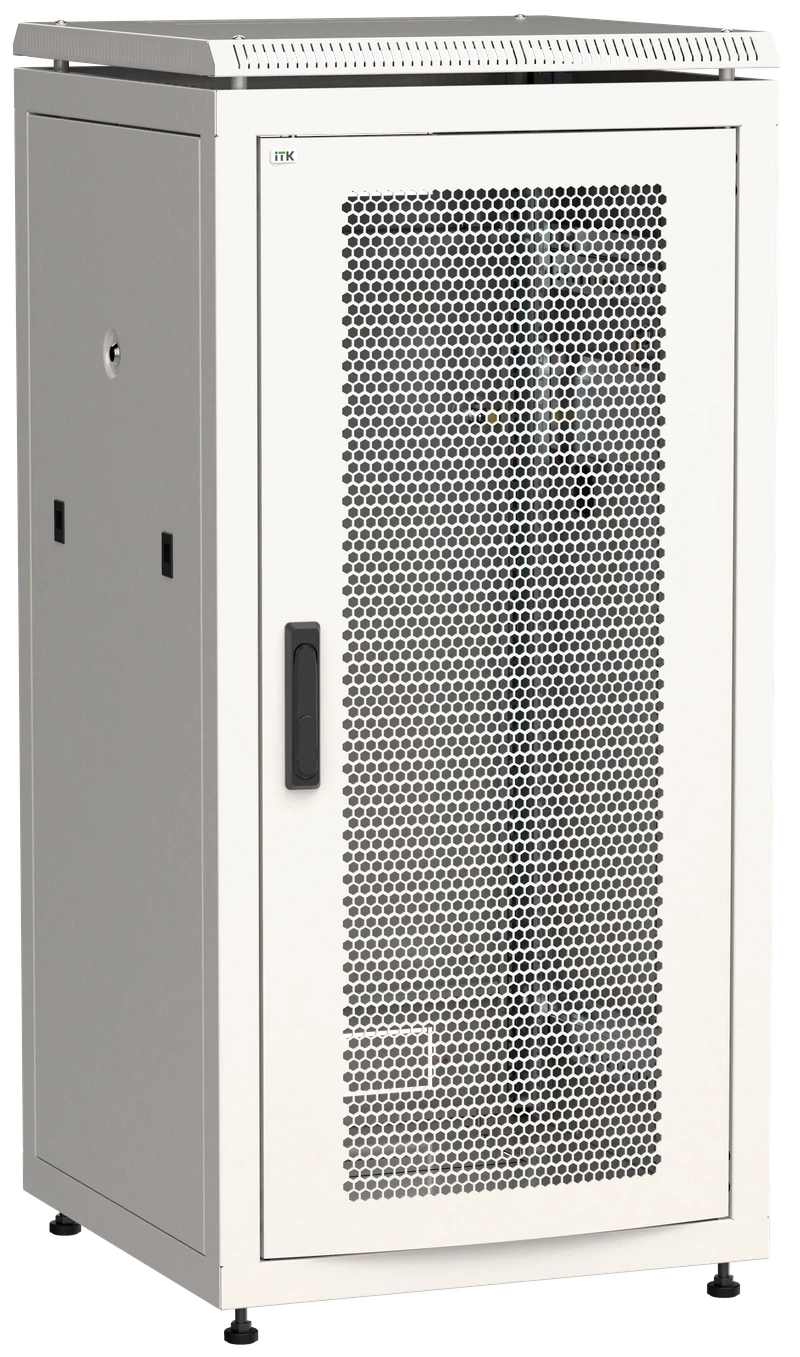 LN35-18U68-P ITK LINEA N Шкаф сетевой 19" 18U 600х800мм перфорированная передняя дверь серый