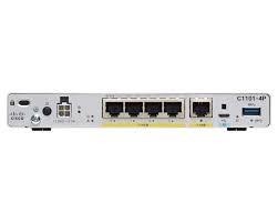 Маршрутизатор Cisco ISR C1101-4P, 1 WAN и 4 LAN порта