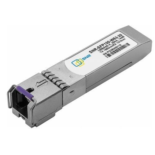SNR-SFP100-W53-20 Одноволоконный модуль SFP WDM 100Base-FX