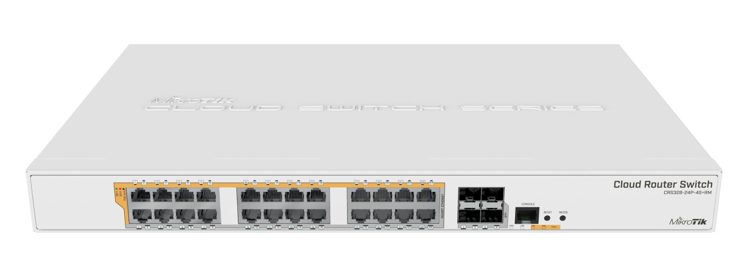 Коммутатор Cloud Router Switch Mikrotik CRS328-24P-4S+RM