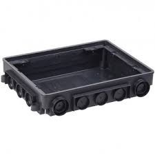 KNU-80-16-PA-9011 Коробка напольная ONFLOOR 16 модулей