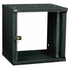 Шкаф LINEA WE 15U 600x450мм дверь стекло черный