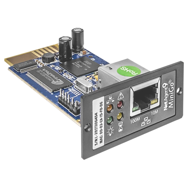 DL801 SNMP карта для удаленного мониторинга и управления ИБП серии
