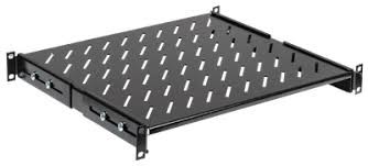 Полка стационарная L=600мм черная