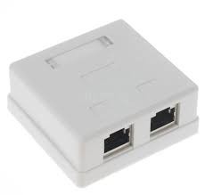 LT-PC2-5E Розетка компьютерная RJ-45, 8P-8C, CAT5e, 2 порта