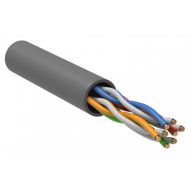 BC1-C504-111-305-G Кабель витая пара U/UTP кат. 5 CCA 4 пары PVC, алюминий,
