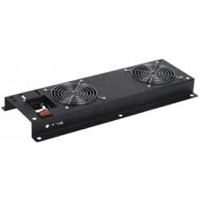 FM05-21M ITK Вентиляторная панель с выключателем 2 модуля черная